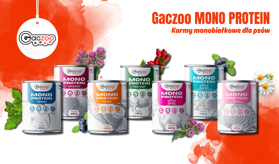 Karmy monoproteinowe Gaczoo