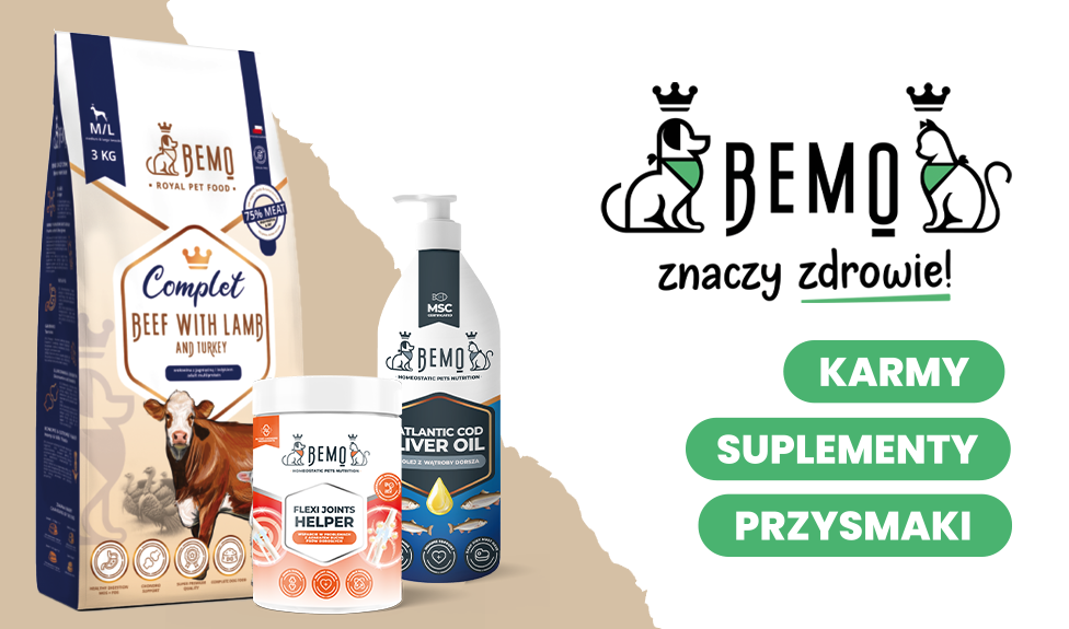 BEMO karmy, suplementy i przysmaki dla psów i kotów