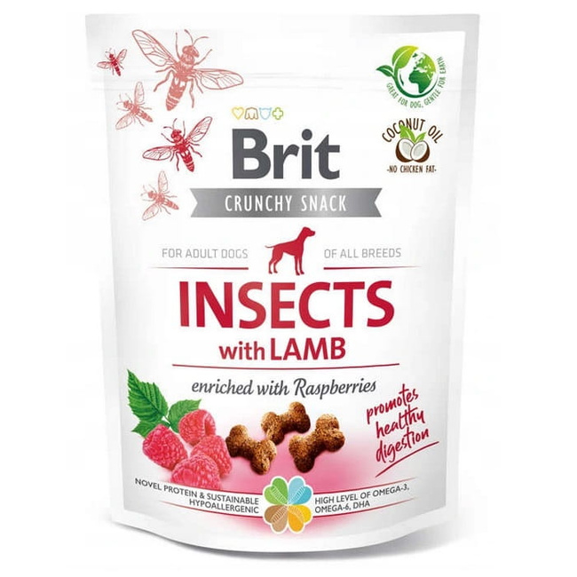 Brit Care Crunchy Cracker 200g Lamb Insects przysmak dla psa