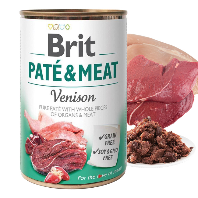 BRIT PATE & MEAT PET REPUBLIC Mix Smaków karma dla psa mokra 40 x 400g