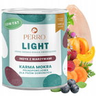 PERRO Light Monobiałkowa karma mokra dla psa mix smaków 4 x 800g