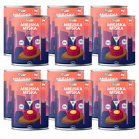 Gaczoo Miejska Miska bezzbożowa karma mokra dla kota Tatar Wołowy 12 x 400g