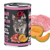 ALPHA SPIRIT Karma mokra dla psa Szynka 400g