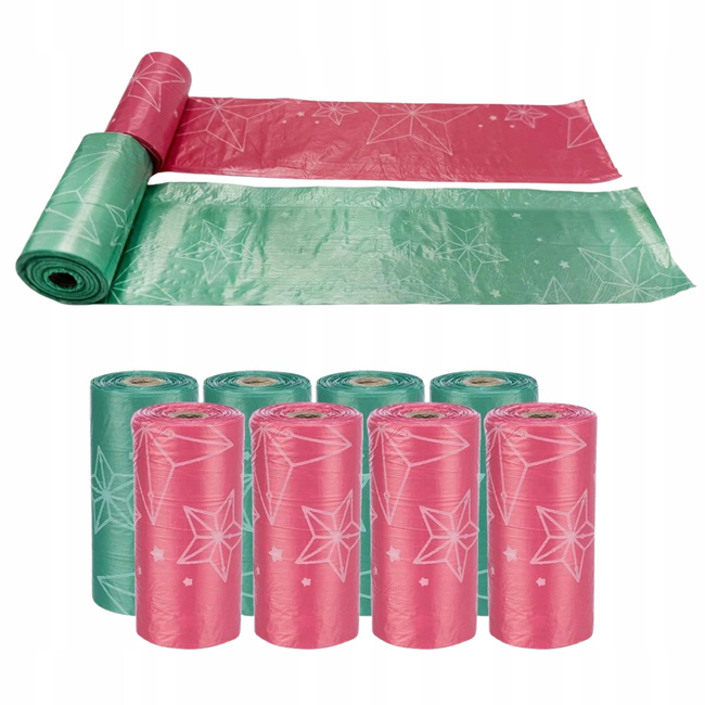TRIXIE XMAS WORECZKI na odchody psa i kota 8 x 20 szt