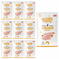 TUF TUF Saszetka Karma mokra dla psa Kurczak Marchewka 10 x 300g