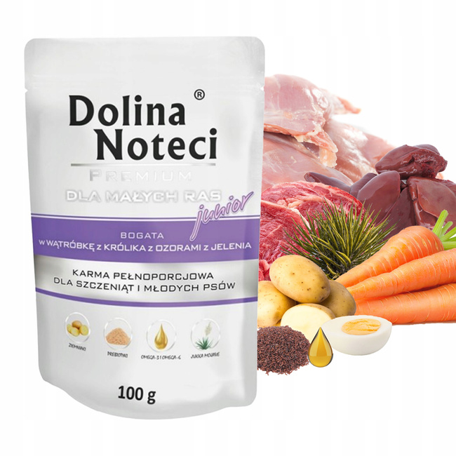 Dolina Noteci Premium Junior mokra karma dla szczeniąt 12 x 100g Mix