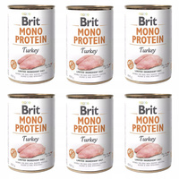 Brit Mono Protein 6 x 400g TURKEY mokra karma dla psa