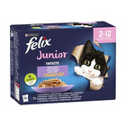 PURINA Felix JUNIOR karma mokra dla kociąt mix smaków 12 x 85g