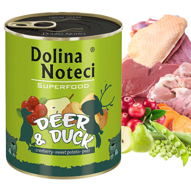 Dolina Noteci Superfood mokra karma dla psa 6 x 800g Mix