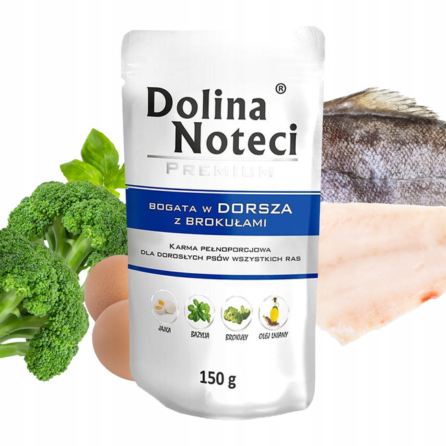 Dolina Noteci Premium mokra karma dla psa Dorsz 150g