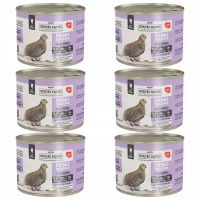 WIEJSKA ZAGRODA MONO Karma mokra dla kota 6 x 200g Przepiórka