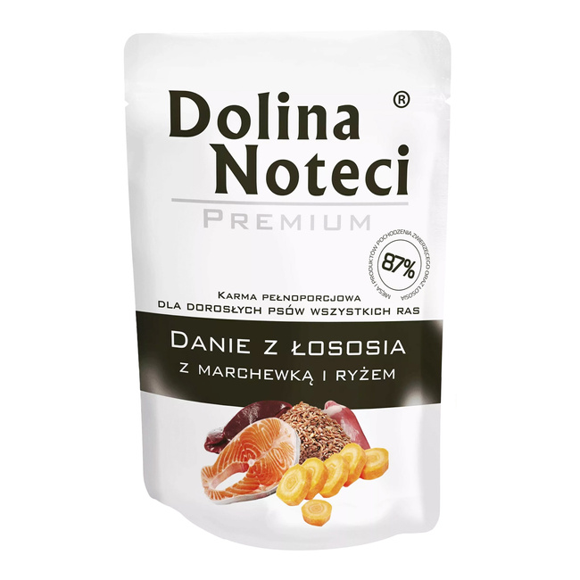 Dolina Noteci Premium Danie mokra karma dla psa 10 x 100g Łosoś