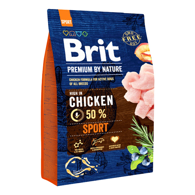 Brit By Nature 3 kg Chicken SPORT sucha karma dla psa
