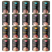 PIPER Karma mokra dla kota Dolina Noteci mix smaków 20 x 400g bez zbóż