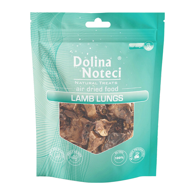 DOLINA NOTECI Płuca Jagnięce zdrowy przysmak dla psa 70g