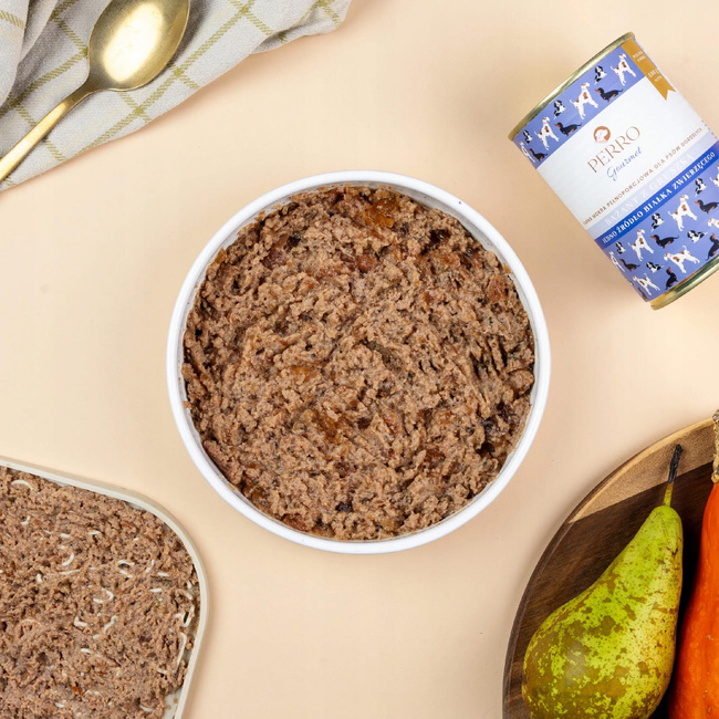 Perro Gourmet Monobiałkowa Karma Mokra Cielęcina z Cukinią 6 x 800g dla Psa