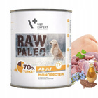 RAW PALEO Karma mokra dla psa Mono Indyk 6 x 800g Bezzbożowa