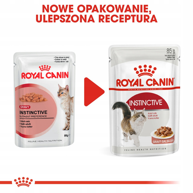 ROYAL CANIN Instinctive karma mokra w sosie dla kotów dorosłych 12 x 85 g