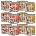 WIEJSKA ZAGRODA mokra karma dla Kociąt 12 x 200g mix smaków