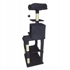 Drapak dla kota Gaczoo duży wieża legowisko ciemny szary 55 x 45 x 143 cm