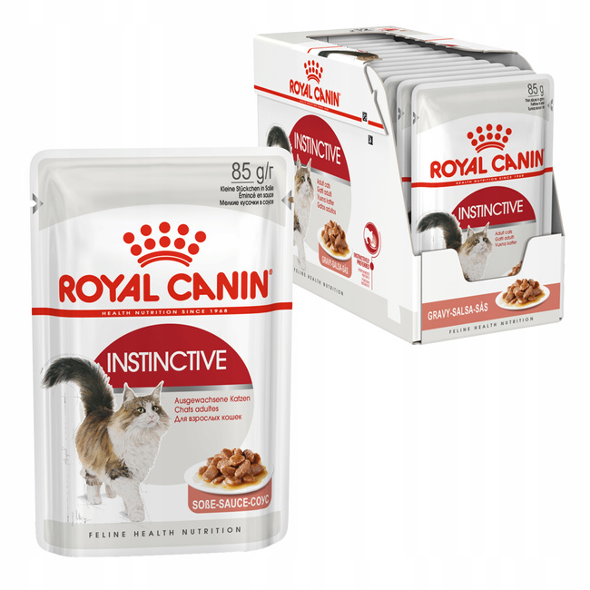 ROYAL CANIN Instinctive karma mokra w sosie dla kotów dorosłych 12 x 85 g