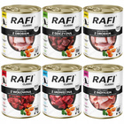 Dolina Noteci Rafi Classic karma mokra dla psa mix smaków 6 x 800g