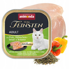 ANIMONDA Vom Feinsten mokra karma kota 32 x 100g Indyk Kurczak w Ziołach 