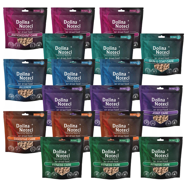 DOLINA NOTECI Treserki dla psa Training Treats przysmaki mix 18 x 130g
