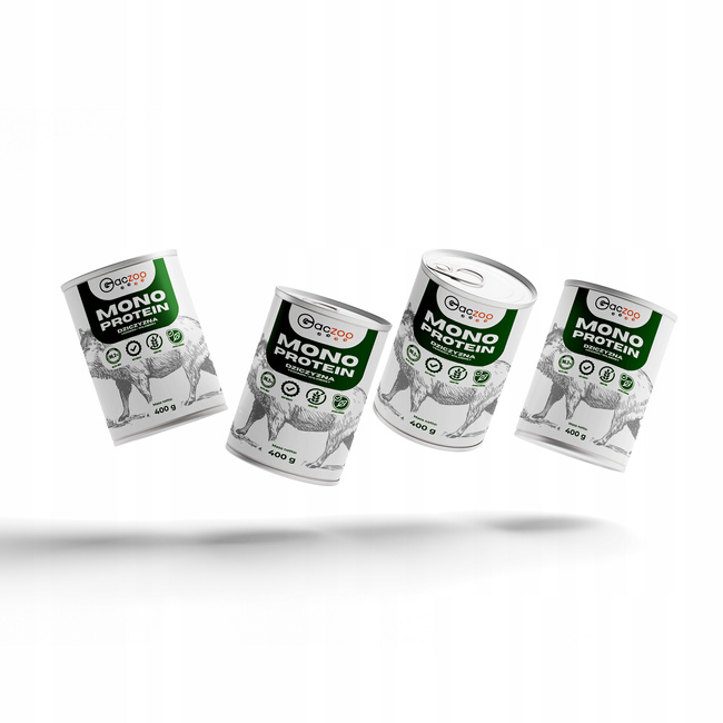 Mokra karma monobiałkowa dla psa Gaczoo MONO PROTEIN Dzik 24 x 400g