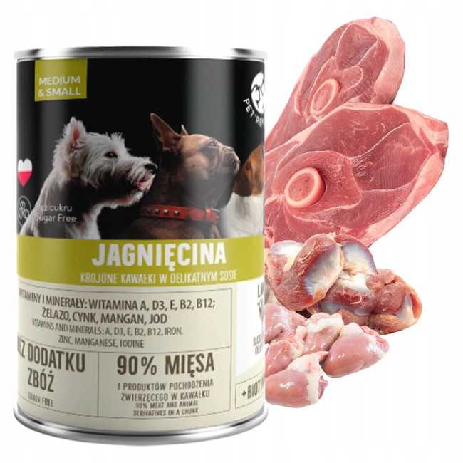 PET REPUBLIC karma mokra dla psa Jagnięcina 400g Bezzbożowa