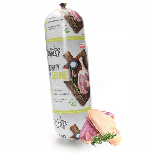 BATON TUFTUF Kiełbasa dla psa Gęś 900g