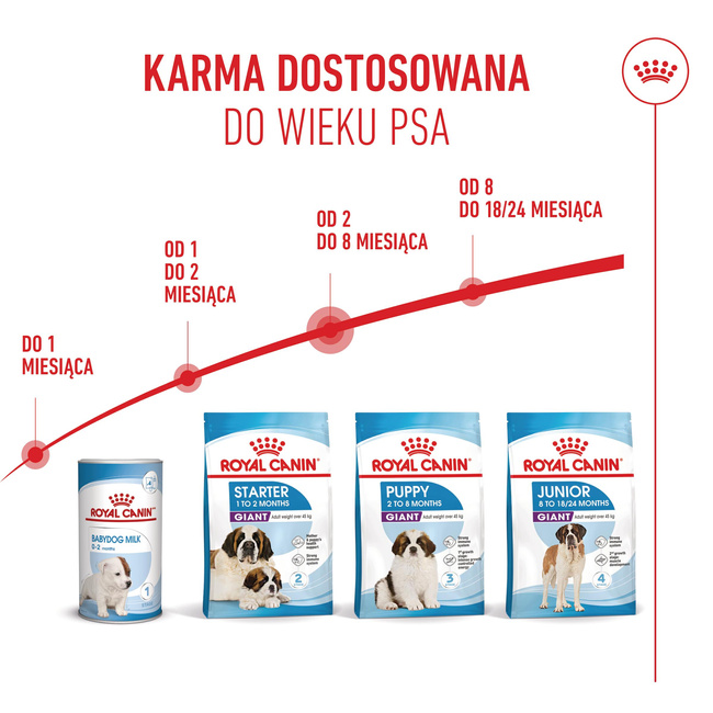 ROYAL CANIN Giant Puppy karma sucha dla szczeniąt 15 kg