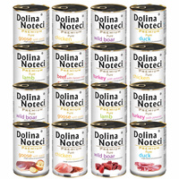 DOLINA NOTECI Premium Pure karma mokra dla psa mix smaków 16 x 400g