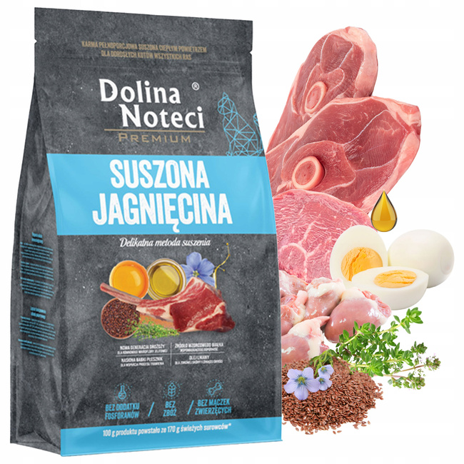 DOLINA NOTECI Premium karma suszona dla kota Jagnięcina 2 kg