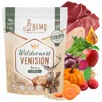 BEMO WILDERNESS Karma sucha dla psa Dziczyzna małe i średnie rasy S/M 1 kg