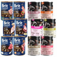 BRIT BY NATURE PET REPUBLIC Karma mokra dla psa mix smaków 12 x 400g