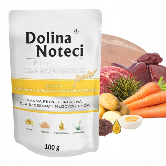 Dolina Noteci Premium Junior mokra karma dla szczeniąt 24 x 100g Mix