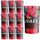 Karma mokra dla psa RAFI Wołowina 10x500g