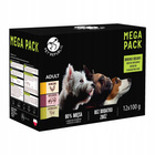 PET REPUBLIC karma mokra dla psa mix smaków 24 x 100g Bezzbożowa