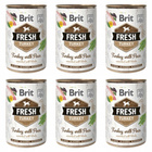 BRIT FRESH Karma mokra dla psa Indyk 6 x 400g