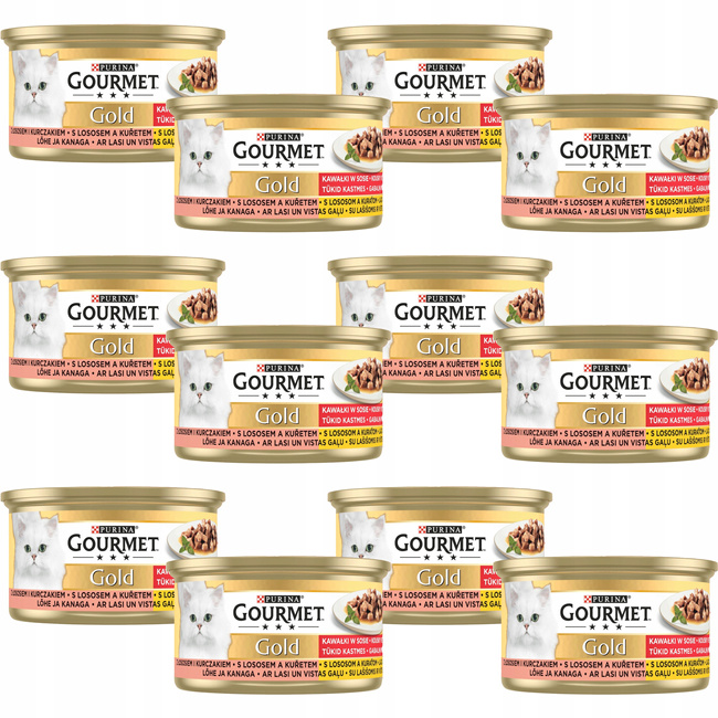 PURINA Gourmet Gold karma mokra dla kota Kurczak 12 x 85g
