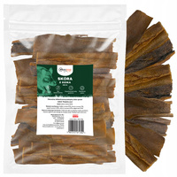 Przysmak dla psa Skóra z dzika bez włosa 500g GACZOO naturalny gryzak