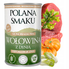Mokra karma monobiałkowa dla psa Polana Smaku 24 x 400g mix smaków