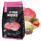 Pan Mięsko Karma dla szczeniąt sucha 3 kg Cielęcina Przepiórka XS