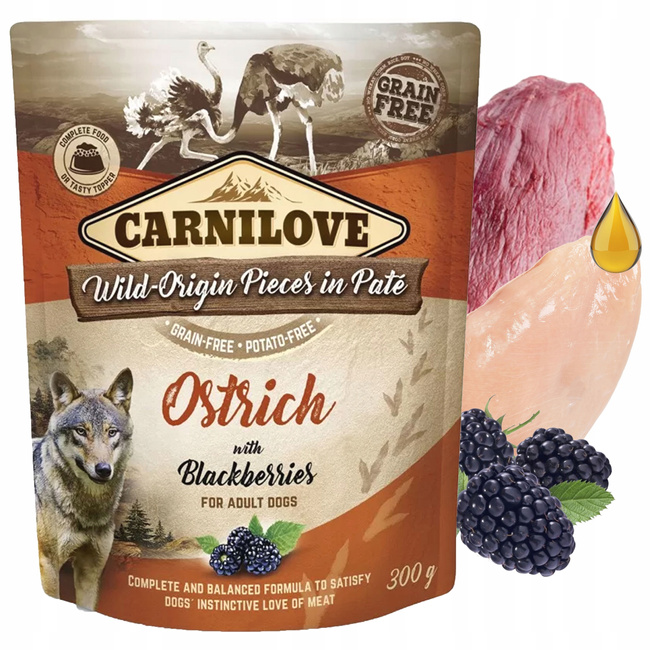 CARNILOVE DOG POUCH Mix smaków karma dla psa mokra 8 x 300g bezzbożowa