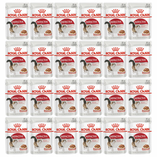 ROYAL CANIN Instinctive Gravy karma mokra w sosie dla kota 24 x 85g