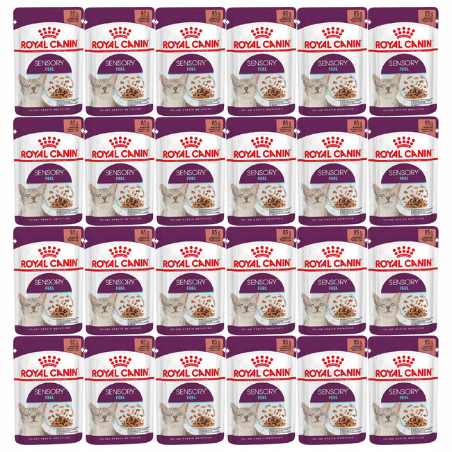ROYAL CANIN Sensory Feel Gravy karma mokra w sosie dla kota 24 x 85g