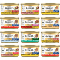 PURINA Gourmet Gold karma mokra dla kota mix smaków 12 x 85g