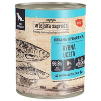 WIEJSKA ZAGRODA Karma mokra dla psa Rybna Uczta 800g Bezzbożowa