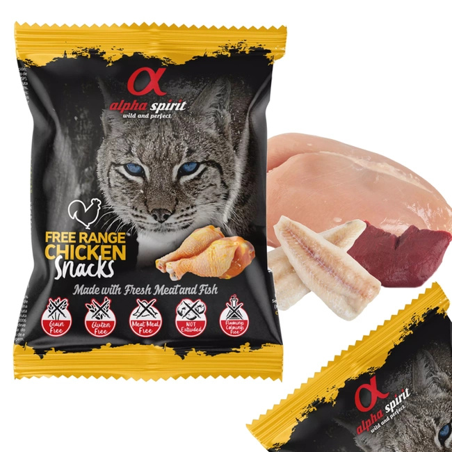 ALPHA SPIRIT Przysmak Treserki dla kota Kurczak 50g